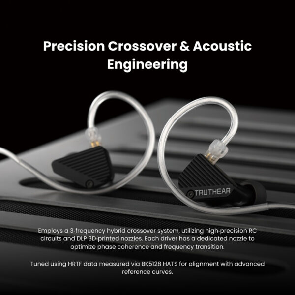 TRUTHEAR PURE In-ear Monitor 1DD + 3BA IEM