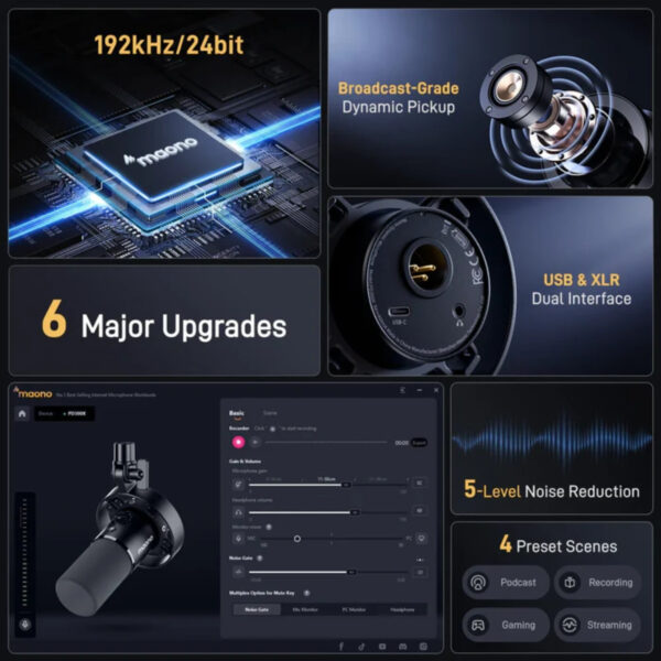 MAONO PD300X USB/XLR Dynamic Microphone