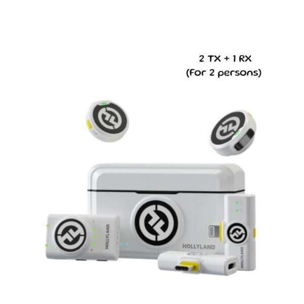 Hollyland LARK M2 Duo Wireless Microphone ( M2 Combo / M2 Audio 3.5mm / M2 MI Lightning / M2 USB-C )