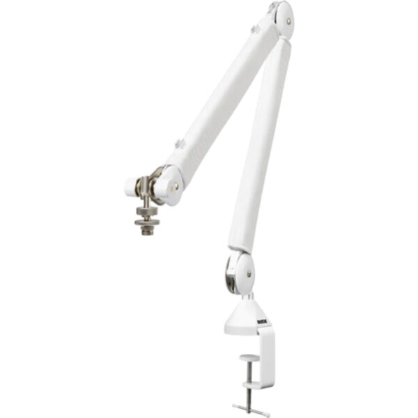 Rode PSA1+ Professional Studio Boom Arm for Mic Podcasting Streaming 360° Arm Rotation (White)