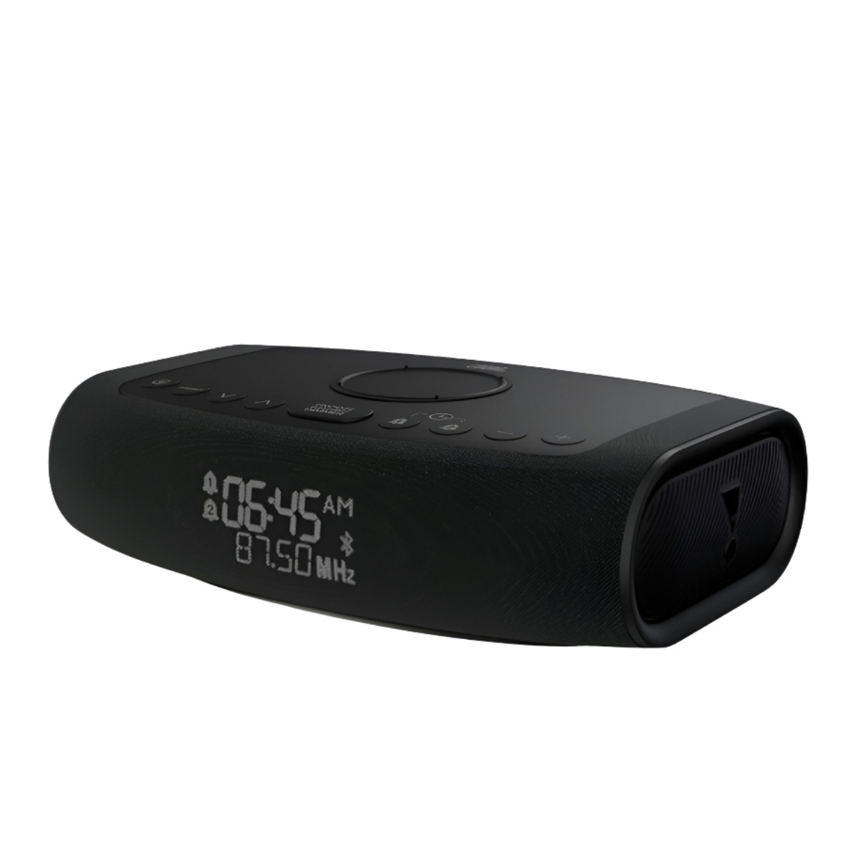 JBL Rise Bluetooth Clock Radio Speaker – Wireless Music, Dual Alarm, FM Radio, LED Display