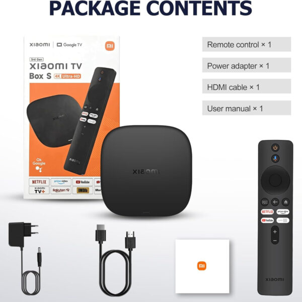 07be9bac6431328ad02a6e82e1171d09.jpeg Xiaomi TV Box S (3rd Gen) 4K Ultra HD Streaming Media Player | HDR10+ Google TV Wi-Fi 6 Dolby Vision Atmos