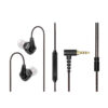 FiiO F3 Dynamic In Ear Monitors Earphone with Microphone Polyurethane Cable Aluminium Alloy In-Line Control