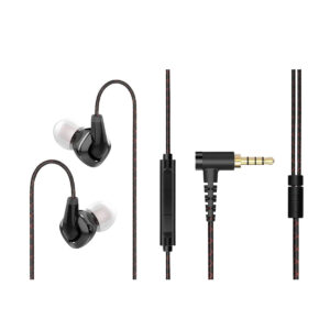 FiiO F3 Dynamic In Ear Monitors Earphone with Microphone Polyurethane Cable Aluminium Alloy In-Line Control