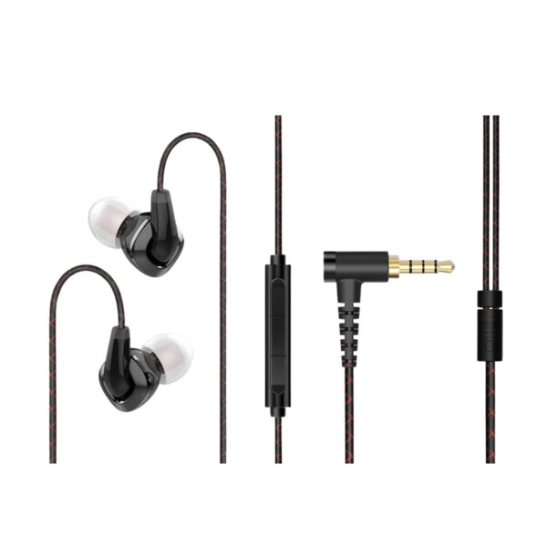 FiiO F3 Dynamic In Ear Monitors Earphone with Microphone Polyurethane Cable Aluminium Alloy In-Line Control