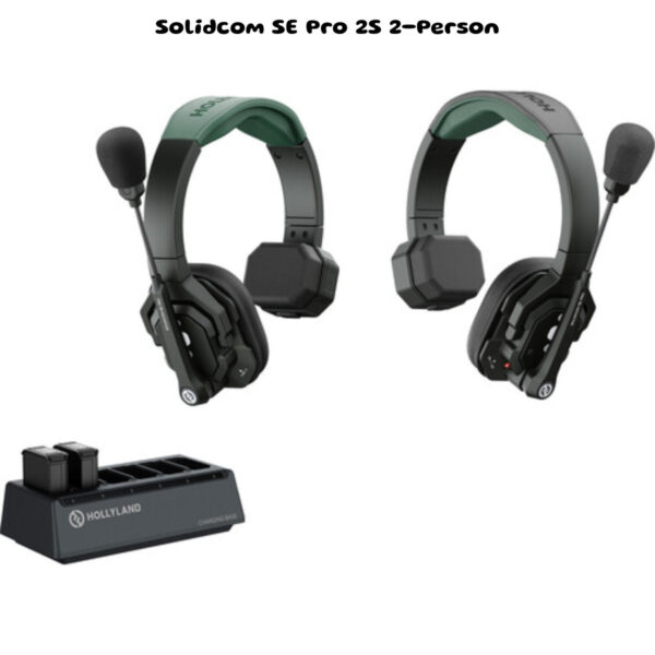 [PRE-ORDER 14 Days] Hollyland Solidcom SE Pro 9S 9-Person Full-Duplex Single-Ear Headset Intercom System (1.9 GHz)