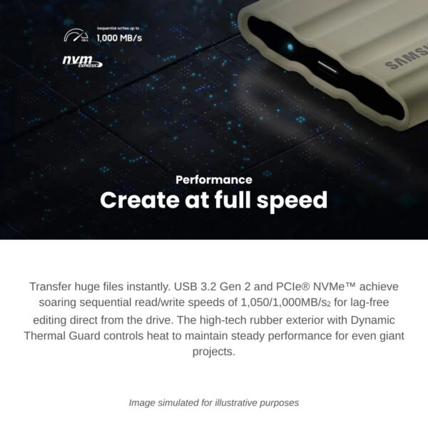 Samsung T7 Shield Portable SSD | 1TB/2TB