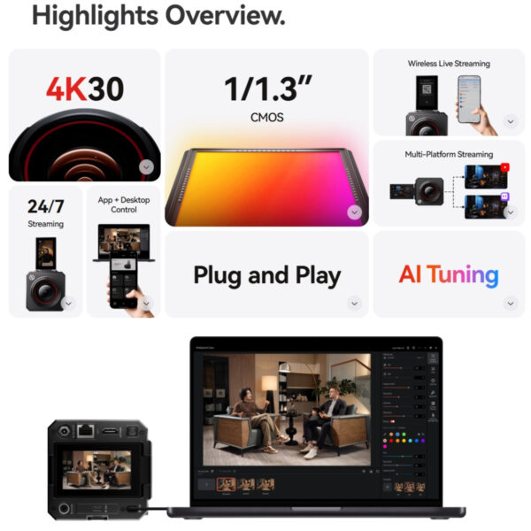 Hollyland VenusLiv Air All-in-One Live Streaming Camera