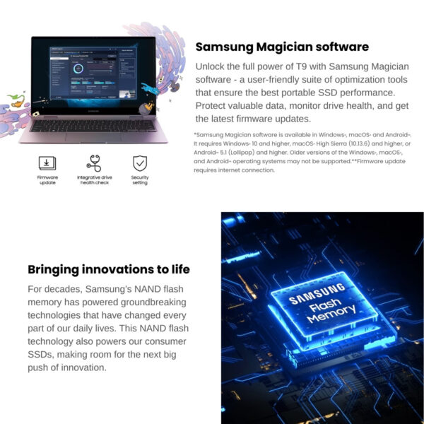 Samsung T7 Portable SSD Basic | 1TB/2TB/4TB