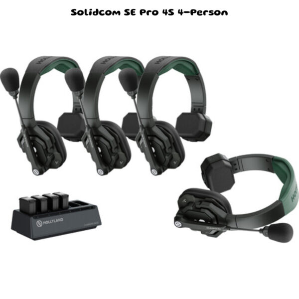 [PRE-ORDER 14 Days] Hollyland Solidcom SE Pro 9S 9-Person Full-Duplex Single-Ear Headset Intercom System (1.9 GHz)