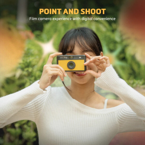 Red Buffalo Analog Digital Camera | Screen-Free Retro Vibe | 5MP Sensor | Film Look