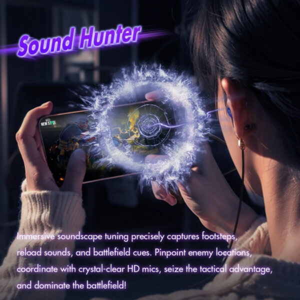 ROSESELSA Photon Pro Wired In Ear Earbuds | 0.78 2 pin Detachable Cable with HD Mics | Small Design Earphones for Gaming