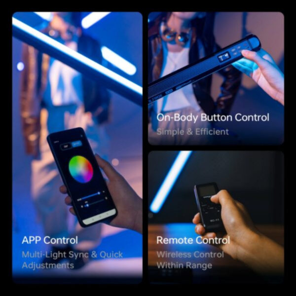 1d4e8033f9172f2be90ef60b6f21d6a0.jpeg Viltrox K-Series RGB LED Light Stick Kit K60 K90 Studio Lighting Set for Vlogger Photo/Video