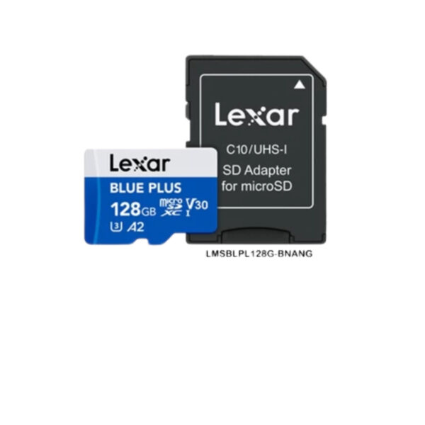 37c4f70390fddf0aaf553e390fdbb937.jpeg Lexar BLUE PLUS microSD Card UHS-I (Up to 170MB/s* & V30* U3*)