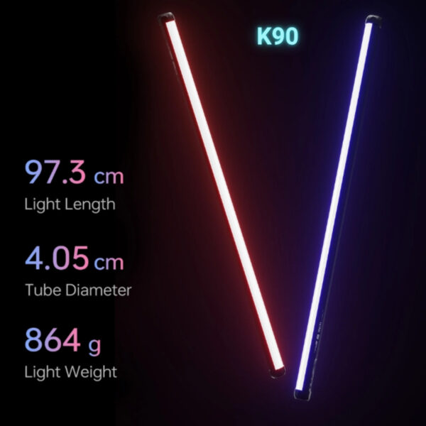 39af9a5e5eeb0d537d4f3a5d7f23fb9a.jpeg Viltrox K-Series RGB LED Light Stick Kit K60 K90 Studio Lighting Set for Vlogger Photo/Video