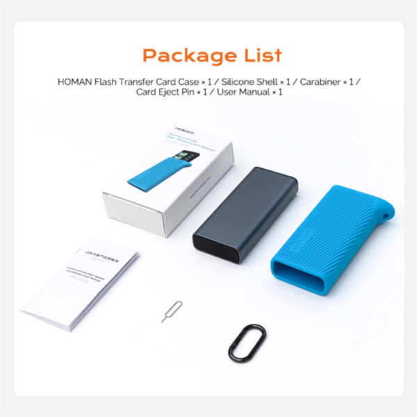 39d495e8e03db07f378eedfdecf1bc22.jpeg Homan CFexpress Type-A/B Card Reader | Type-A Type-B | Multifunctional High-Speed Card Reader