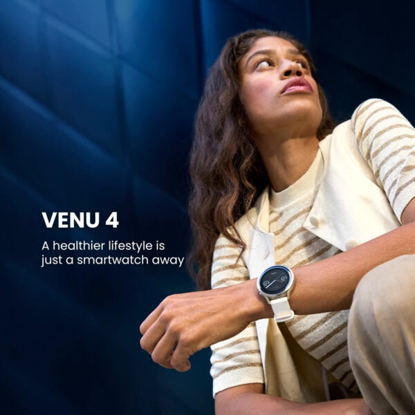45457cc2758e7f9e776d706ab0ddb8ee.jpeg Garmin Venu 4 Advanced GPS Smartwatch (45mm/41mm) | AMOLED | 10 Days Battery | Fitness Features
