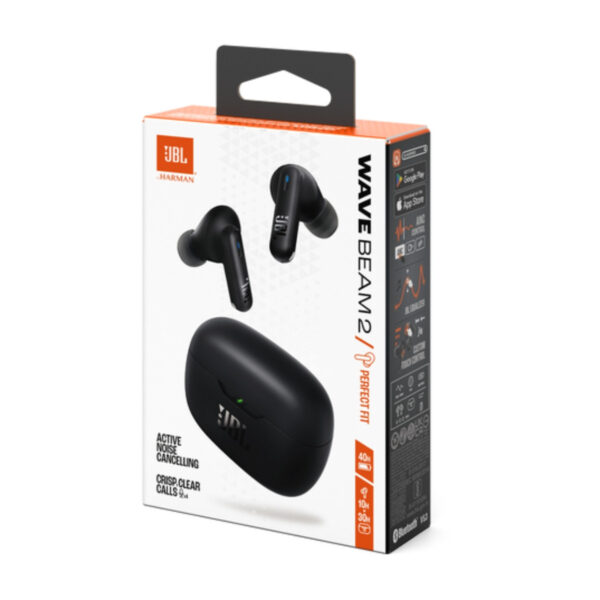 JBL Wave Beam 2 True Wireless Noise Cancelling Earbuds | JBL Pure Bass Sound | ANC | Smart Ambient