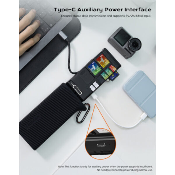 787c5d2f961c639557a29fd42c60e5cb.jpeg Homan CFexpress Type-A/B Card Reader | Type-A Type-B | Multifunctional High-Speed Card Reader