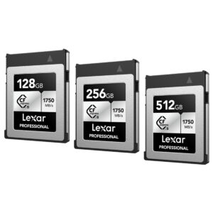 Lexar Professional CFexpress Type B Card SILVER Series for 8K Video (READ: 1750MB/s)