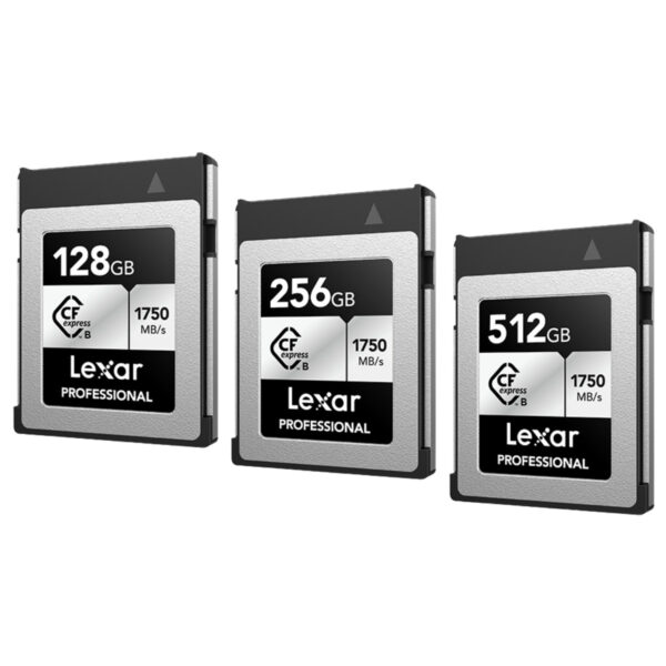 Lexar Professional CFexpress Type B Card SILVER Series for 8K Video (READ: 1750MB/s)
