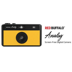 Red Buffalo Analog Digital Camera | Screen-Free Retro Vibe | 5MP Sensor | Film Look