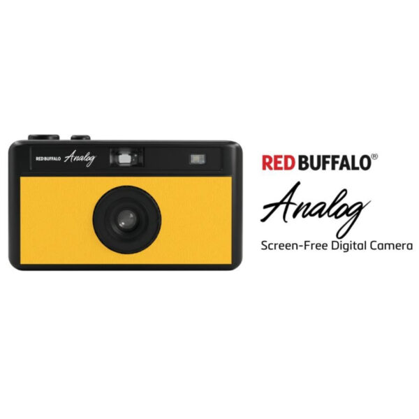 Red Buffalo Analog Digital Camera | Screen-Free Retro Vibe | 5MP Sensor | Film Look