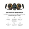 Garmin Instinct Crossover AMOLED rugged hybrid GPS smartwatch | AMOLED | 14 Days Battery | Health Monitoring