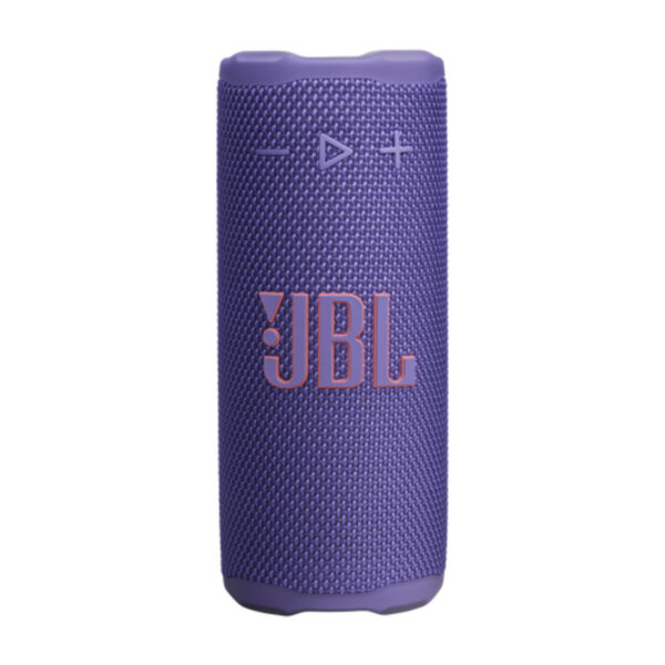 JBL Grip Compact portable Bluetooth speaker with bold JBL Pro Sound & ambient light