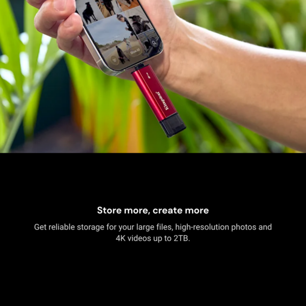 23b3326698c3daa7e74544672533d792.png Kingston Dual Portable Solid-State Drive SSD | USB Type-A and Type-C | speeds of up to 1,050MB/s