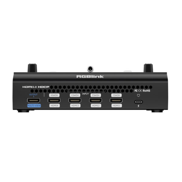 5c1b8924f0f0bb6127b74e673b92fbae.jpeg RGBlink mini v3 mini Video Switcher 4K HDMI Switcher Touch Screen Multi-Cam Live Streaming Dual HDMI Output Recording & PTZ Control