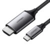 6d14353f7ab98203f1876ef714d1efe1.jpeg UGREEN USB-C TO HDMI 4K@60HZ with ALUMINUM SHELL CABLE 1.5M (GRAY)