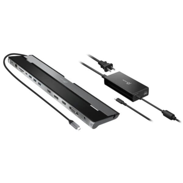 [PRE-ORDER 30 Days] J5create JCD543P USB-C™ Triple Display Docking Station with 100W PD Adapter