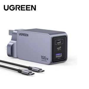 UGREEN NEXODE PRO 100W 2C1A GAN FAST CHARGER + USB-C TO USB-C CABLE 100W 1.5M