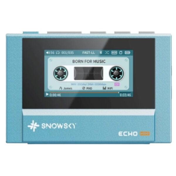 [PRE-ORDER 30 Days] FiiO Snow Sky Echo Mini HiRes Lossless Bluetooth MP3 Music Player 15 Hours Playback, 3.5mm/4.4mm Headphone Outputs