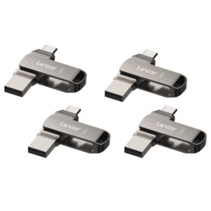 Lexar JumpDrive Dual Drive D400 USB 3.2 Gen 1 Type-C / USB-A FlashDrive With Key Ring Loop [130MB/s]
