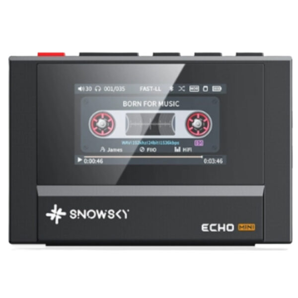 [PRE-ORDER 30 Days] FiiO Snow Sky Echo Mini HiRes Lossless Bluetooth MP3 Music Player 15 Hours Playback, 3.5mm/4.4mm Headphone Outputs