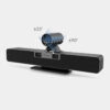 [PRE-ORDER 30 Days] Rocware RB20 4K Dual-Lens PTZ Video Bar | AI Tracking | 8-Mic Array | Medium–Large Meeting Rooms