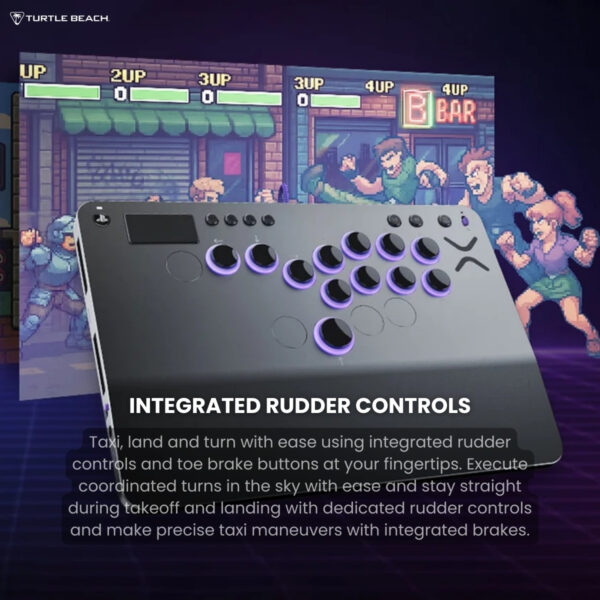 Turtle Beach Victrix Pro KO Leverless Fight Stick for PC, PlayStation