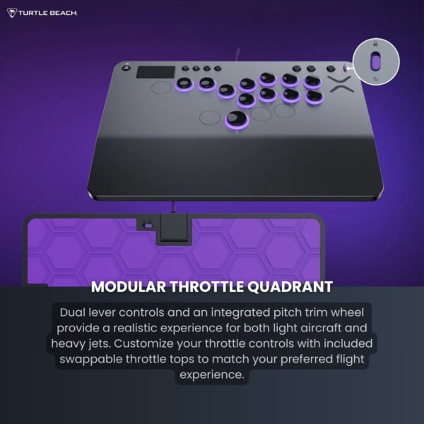 Turtle Beach Victrix Pro KO Leverless Fight Stick for PC, PlayStation