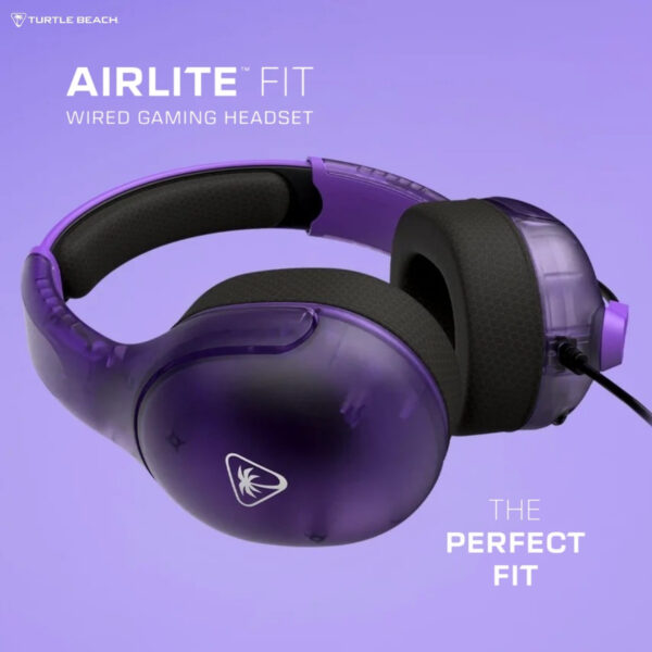 6f869438858b313670db9a2b05de2e45.jpeg Turtle Beach Airlite Fit Wired Gaming Headset for Nintendo, PC - Ghost Purple
