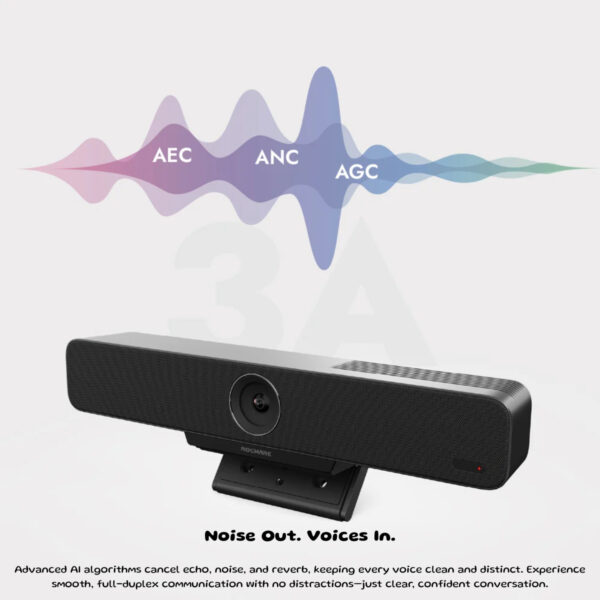 [PRE-ORDER 30 Days] Rocware RB10 Lite / RB10Lite All-in-One 4K BYOD Video Bar for Huddle Space with Group & Speaker Framing