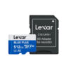 Lexar BLUE PLUS microSD Card UHS-I (Up to 170MB/s* & V30* U3*) - 512GB