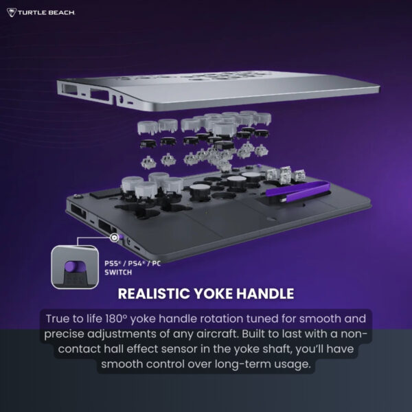 Turtle Beach Victrix Pro KO Leverless Fight Stick for PC, PlayStation