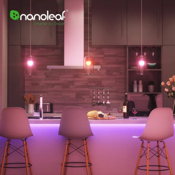 Nanoleaf Matter Wi-Fi A19 Smart Bulb | 16M colours | 2 Packs | 4 Packs