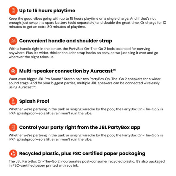 df4bfb99ae4f07302b17dd4245ed7388.jpeg JBL PARTYBOX ON-THE-GO 2 Bluetooth Party Speaker with Mic (Partybox On The Go 2)