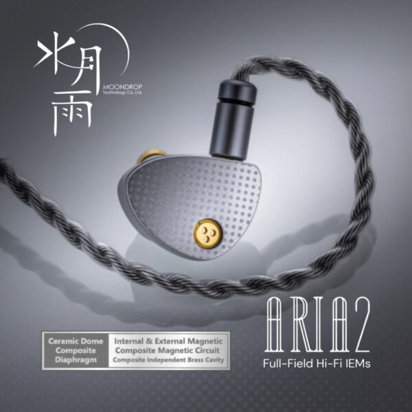 Moondrop ARIA 2 in-Ear Headphone with 0.78 2 Pin Cable