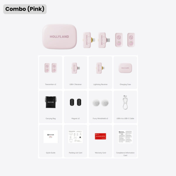 3520b6b32e3835aeb10a050cffc1cff2.jpeg Hollyland Lark A1 Colour Edition Wireless Microphone