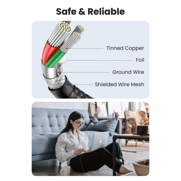 b8dbf38c7b5c034057a7c3e0b01e162f.jpeg UGREEN USB-C to USB-C Cable 60W (PD Fast Charging Cable with Braided)