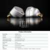 Moondrop ARIA 2 in-Ear Headphone with 0.78 2 Pin Cable